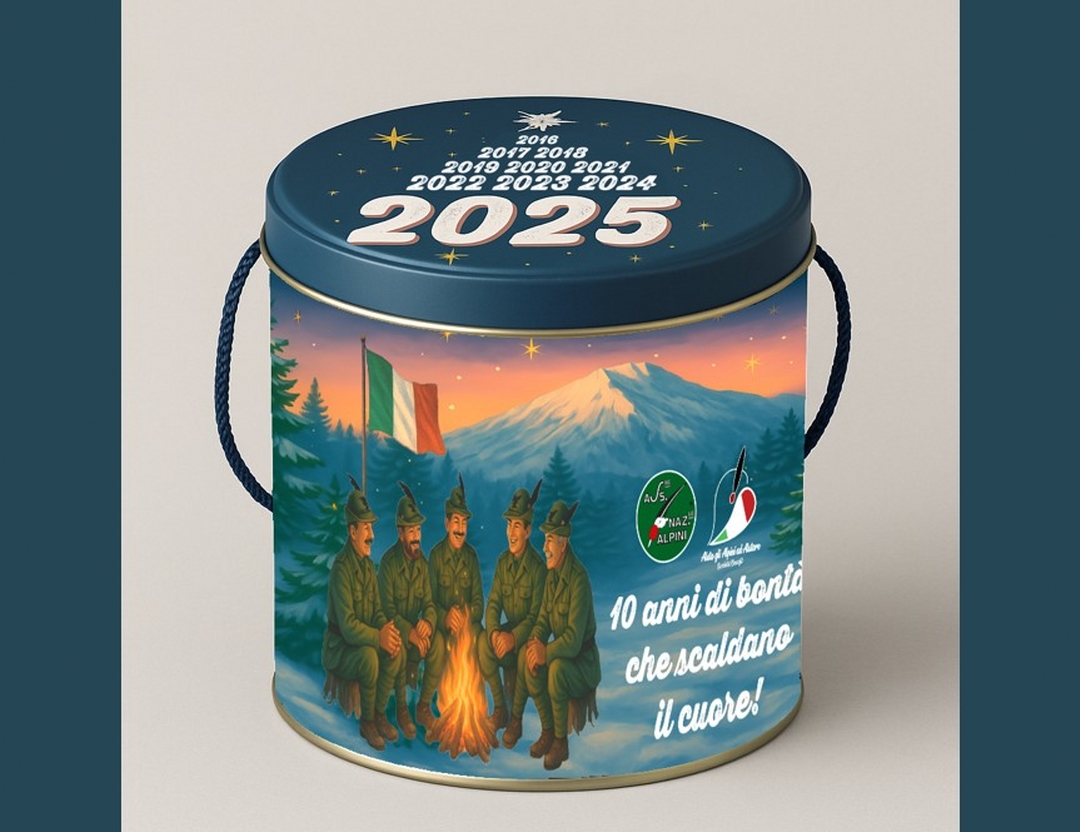 Il Panettone degli Alpini celebra 10 anni e sostiene ABIO UDINE!