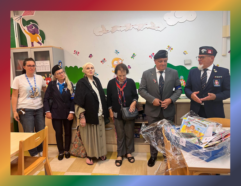 🏛️ 💙 Un gesto di cuore per la Clinica Pediatrica: la Guardia d'Onore del Pantheon al fianco dei bambini in ospedale🤝👦 