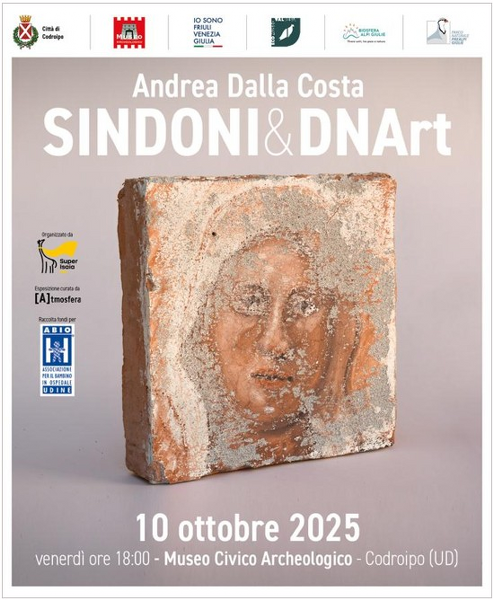 Mostra “SINDONI & DNArt”: tra arte, bellezza e solidarietà per ABIO UDINE